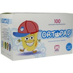 Eine bunte Verpackung von Ortoptisches Pflaster mit einem lachenden Gesicht darauf.